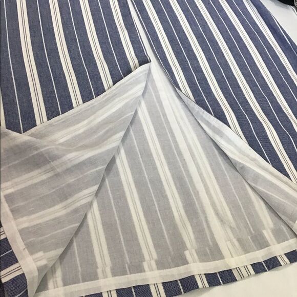 Tularosa Essie Blue Pattern Maxi Dress White Stripe Maxi Dress Size Small - Picture 11 of 12